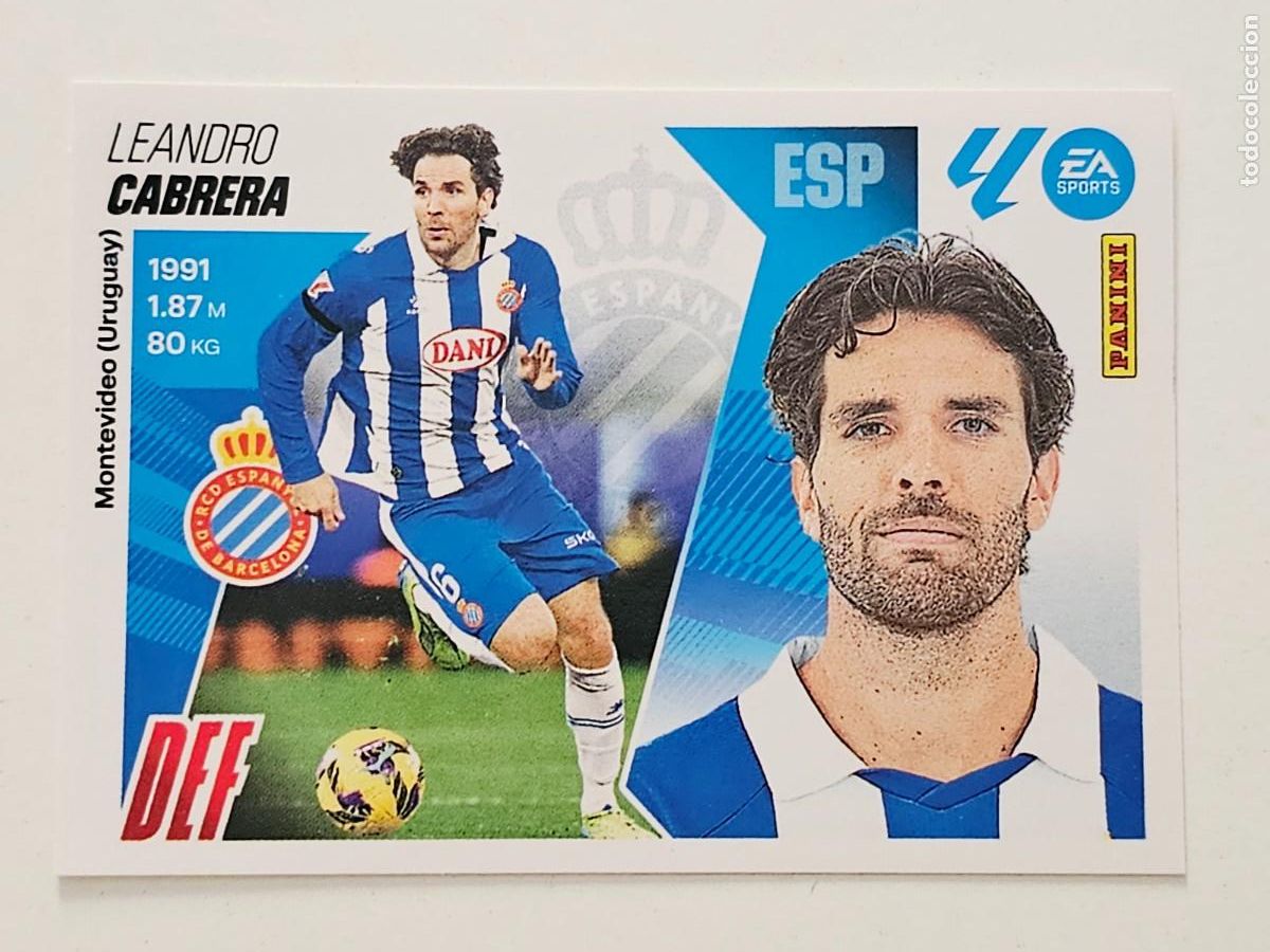 Cartes &agrave; collectionner de Football: 6 Leandro Cabrera, RCD Espanyol, Panini Ediciones Liga Este 2025 2026 25 26