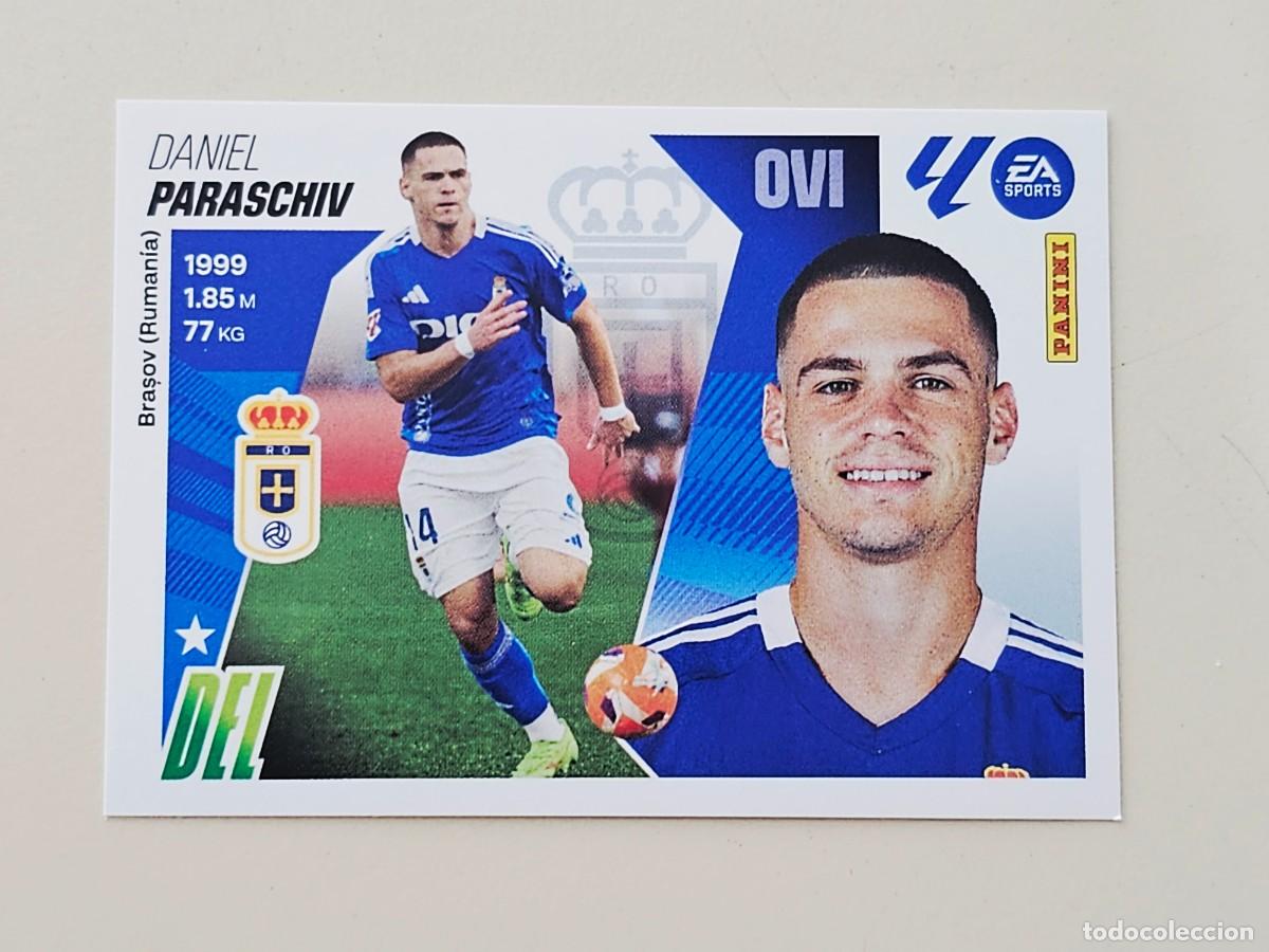 Fu&szlig;ball-Sticker: 19 Paraschiv, Real Oviedo, Panini Ediciones Liga Este 2025 2026 25 26