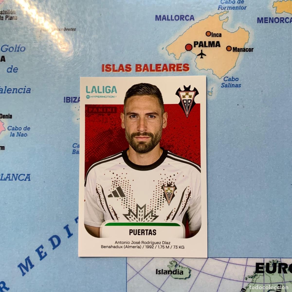 Cromos de f&uacute;tbol: Puertas numero 16 del Albacete liga Hypermotion 25-26 2025-2026