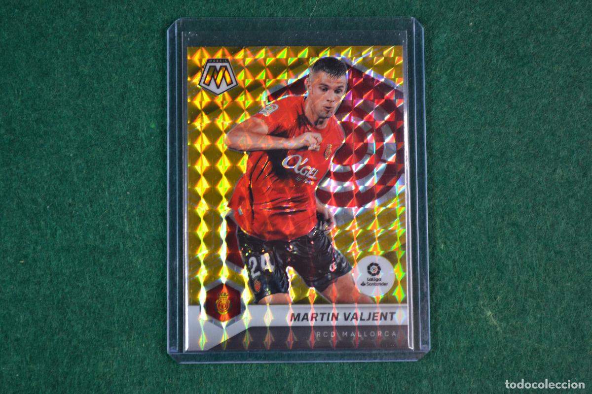 Cromos de F&uacute;tbol: PANINI MOSAIC LA LIGA 2021-22 - 68 MARTIN VALJENT (RCD MALLORCA) PARALELA GOLD NUMERADA 07/10