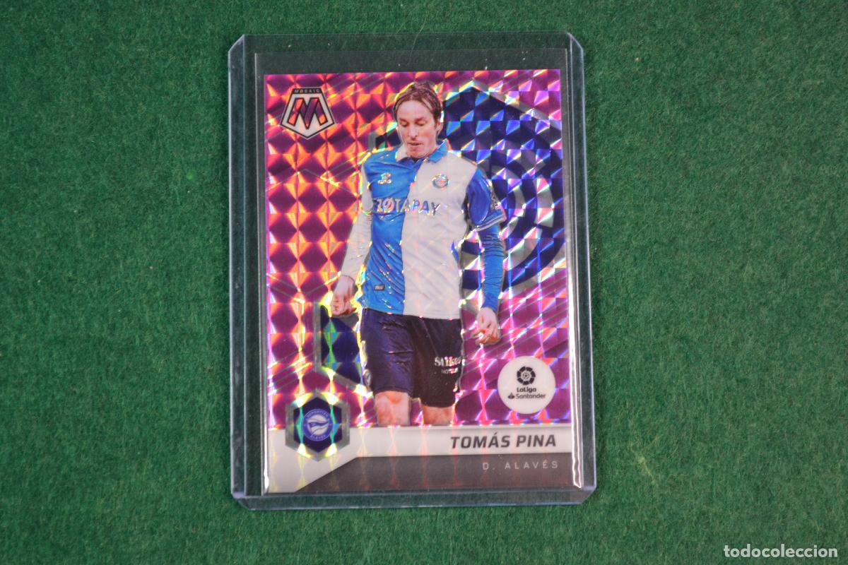 Cromos de F&uacute;tbol: PANINI MOSAIC LA LIGA 2021-22 - 116 TOMAS PINA (ALAVES) PARALELA PURPLE NUMERADA 47/49