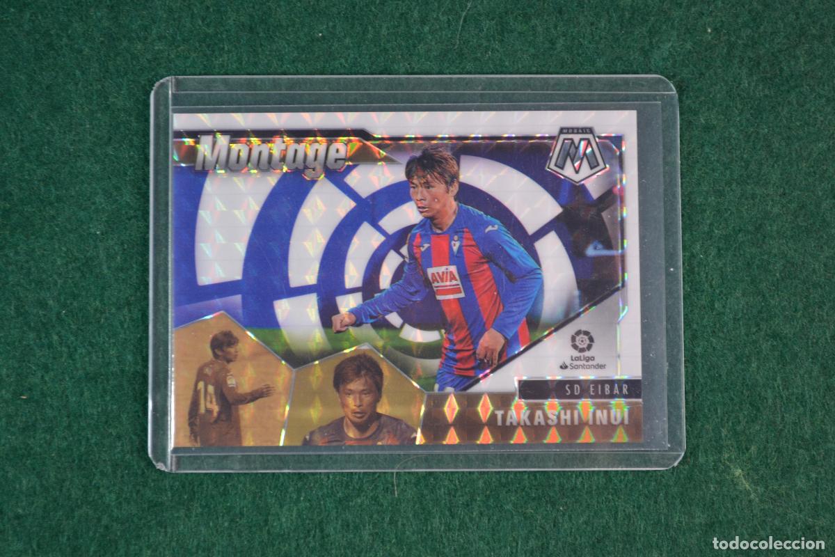 Cromos de F&uacute;tbol: PANINI MOSAIC LA LIGA 2020-21 - 9 TAKASHI INUI (EIBAR) MONTAGE PARALELA WHITE NUMERADA 22/25