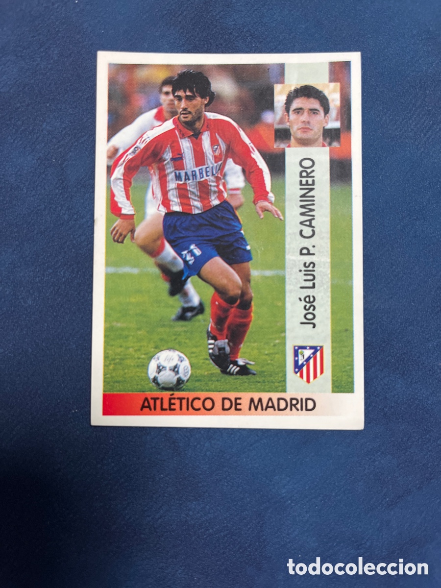 Cromos de f&uacute;tbol: CAMINERO 8 ATLETICO DE MADRID 96 97 PANINI 1996 1997 NUEVO SIN PEGAR CROMO UNIFICO ENVIO