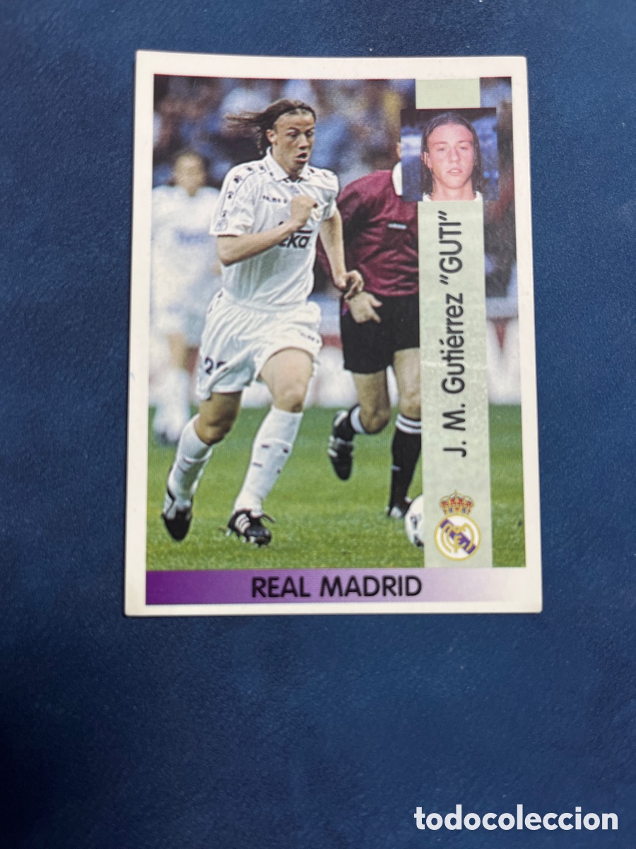 Cromos de f&uacute;tbol: GUTI 89 REAL MADRID 96 97 PANINI 1996 1997 NUEVO SIN PEGAR CROMO UNIFICO ENVIO