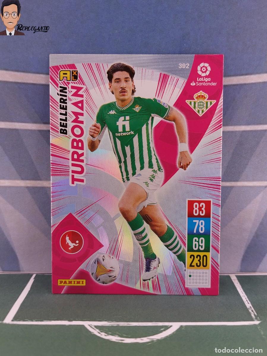 Cromos de F&uacute;tbol: BELLERIN N&ordm; 392 / TURBOMAN (REAL BETIS) ADRENALYN XL 2021 2022 PANINI 21 22 FICHA CARD LIGA CROMO