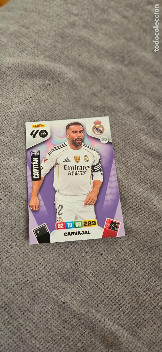Cartes &agrave; collectionner de Football: real madrid 202 carvajal adrenalyn 2025 2026 25 26 trading card
