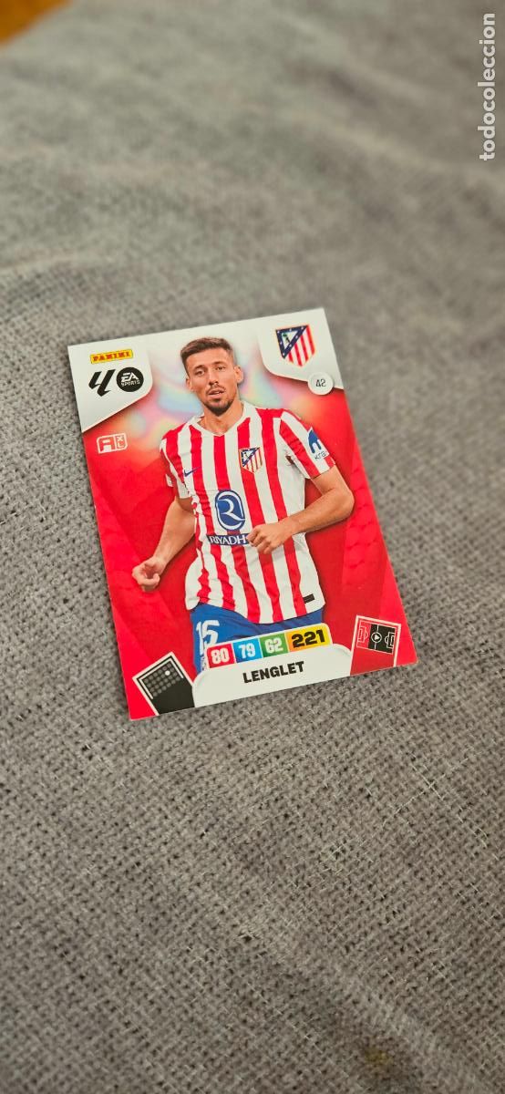 Cromos de f&uacute;tbol: atletico de madrid lenglet 42 adrenalyn 2025 2026 25 26 trading card
