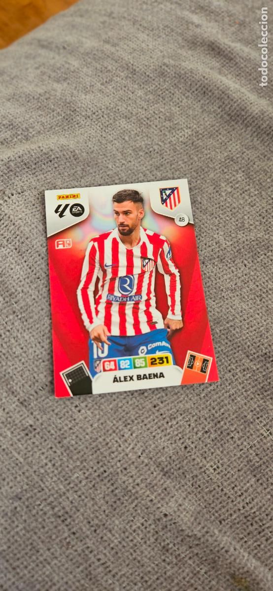 Cromos de f&uacute;tbol: atletico de madrid48 baena adrenalyn 2025 2026 25 26 trading card