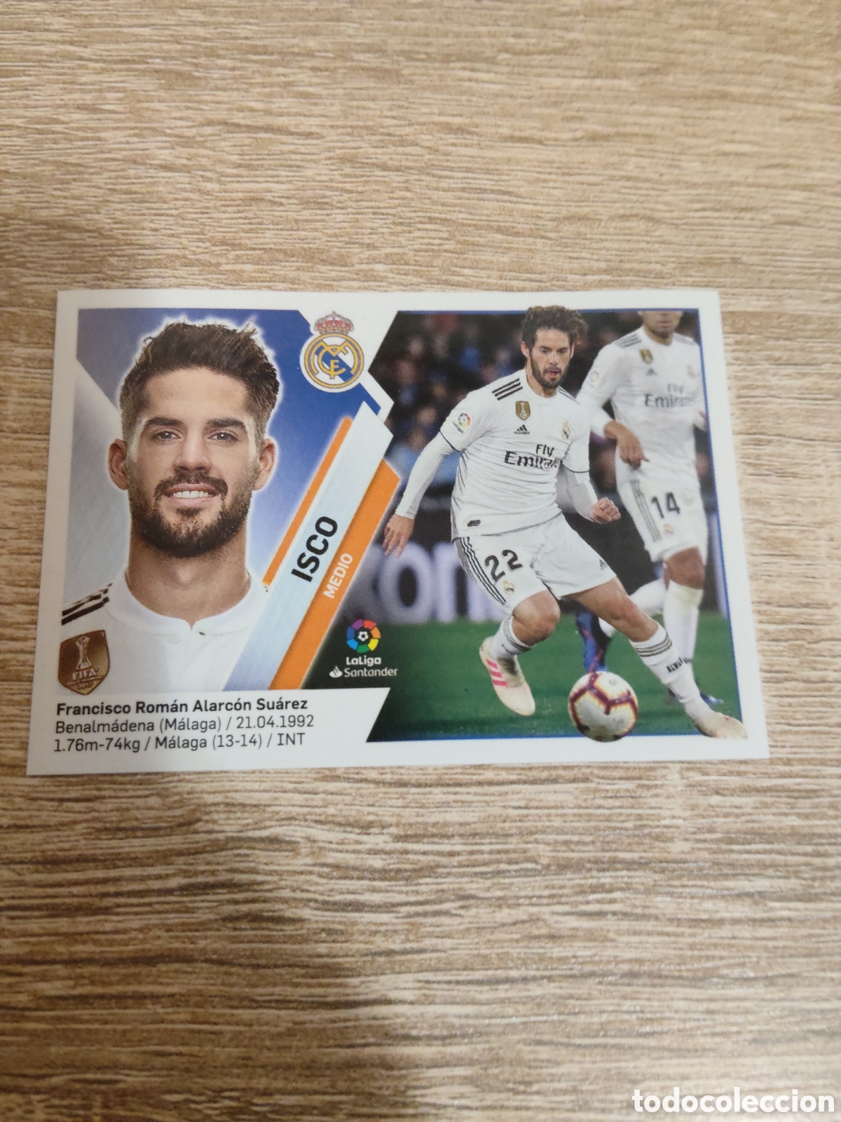 Cromos de F&uacute;tbol: Isco Real Madrid liga 2019 2020 19 20 ediciones este