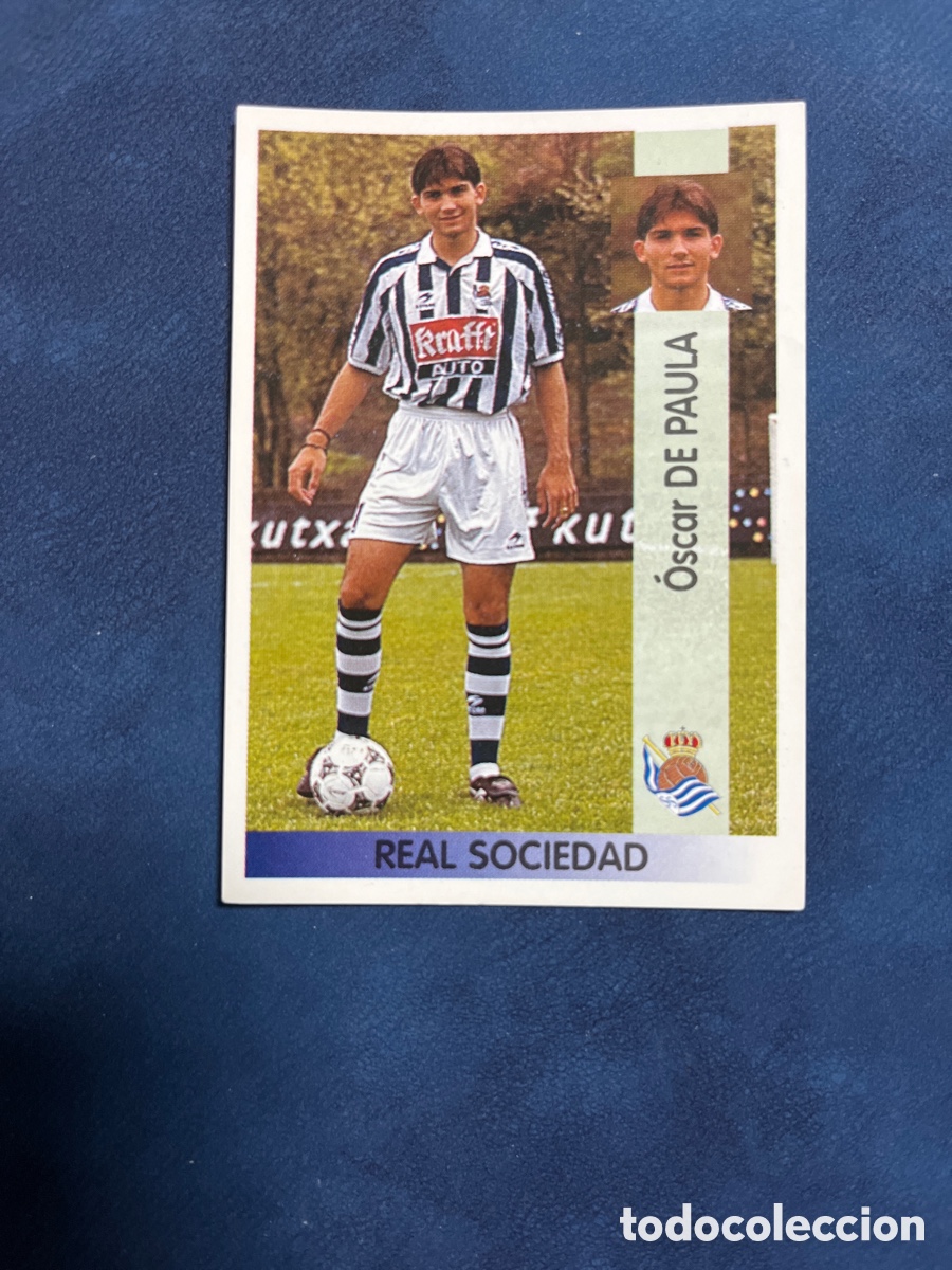 Cromos de f&uacute;tbol: DE PAULA 109 REAL SOCIEDAD 96 97 PANINI 1996 1997 NUEVO SIN PEGAR CROMO UNIFICO ENVIO