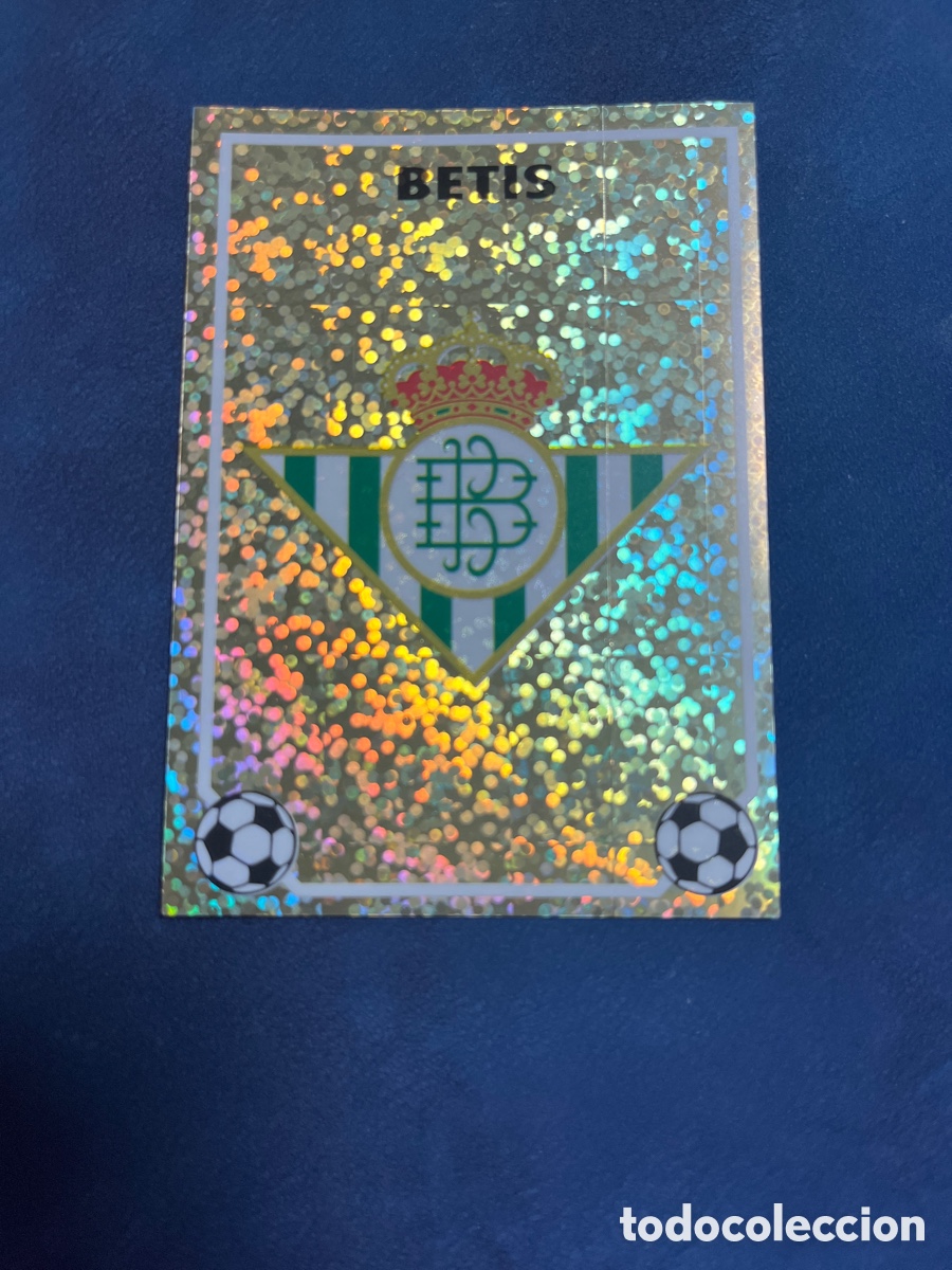 Cromos de F&uacute;tbol: ESCUDO REAL BETIS R 96 97 PANINI 1996 1997 NUEVO SIN PEGAR CROMO UNIFICO ENVIO