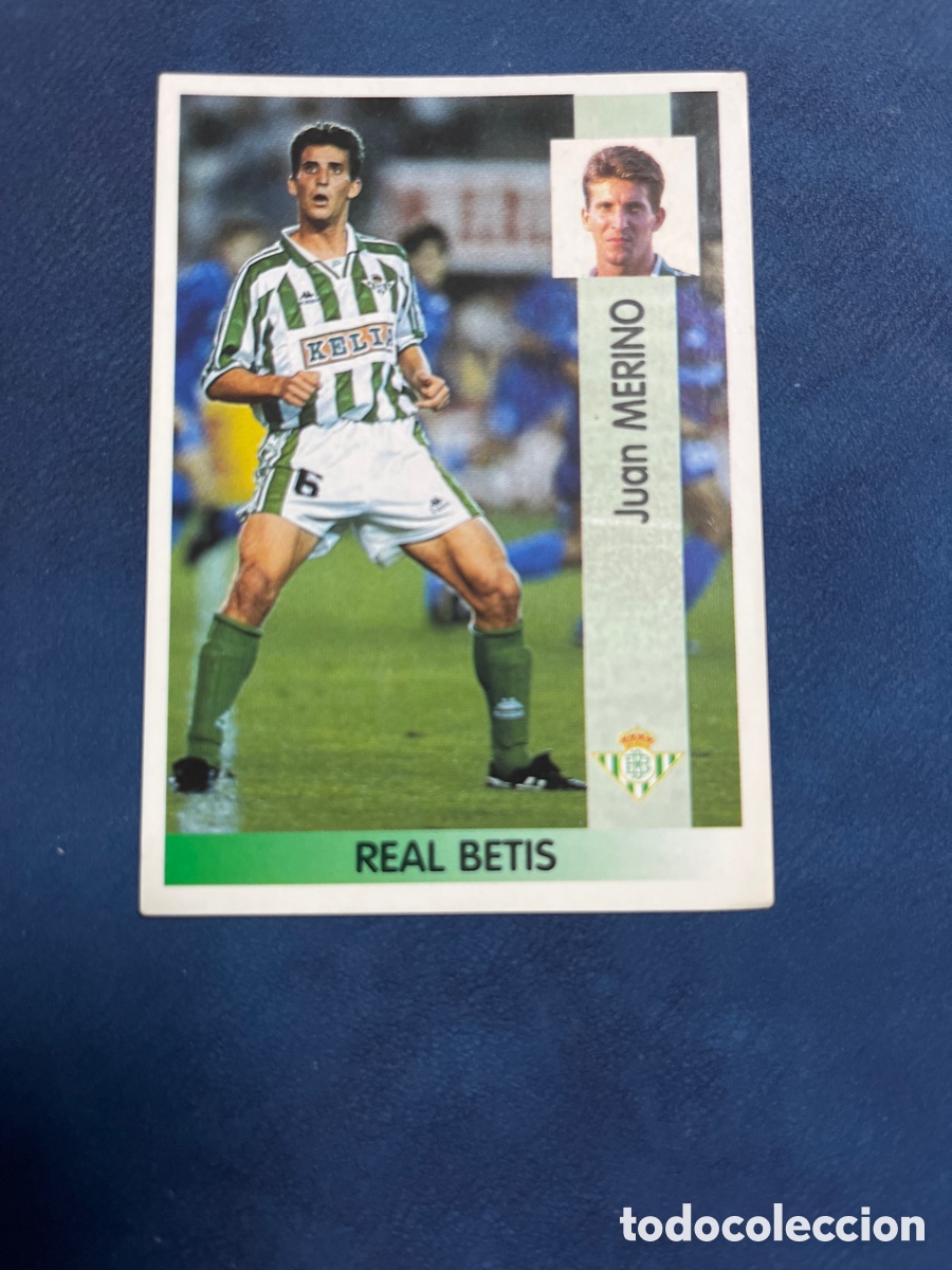 Cromos de F&uacute;tbol: MERINO 119 REAL BETIS 96 97 PANINI 1996 1997 NUEVO SIN PEGAR CROMO UNIFICO ENVIO
