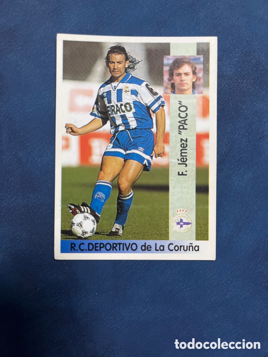 Cromos de f&uacute;tbol: PACO 133 DEPORTIVO DE LA CORU&Ntilde;A 96 97 PANINI 1996 1997 NUEVO SIN PEGAR CROMO UNIFICO ENVIO