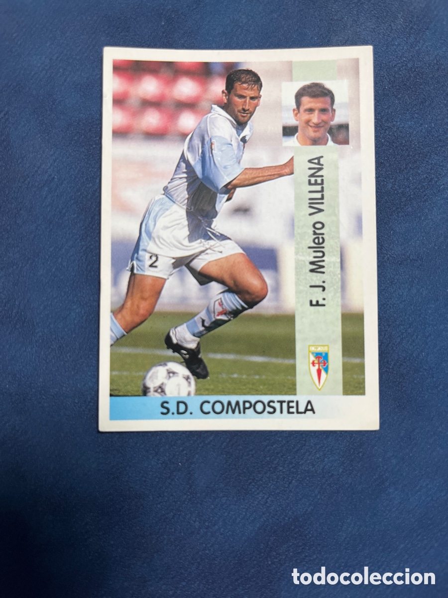 Cromos de f&uacute;tbol: VILLENA 147 S.D.COMPOSTELA 96 97 PANINI 1996 1997 NUEVO SIN PEGAR CROMO UNIFICO ENVIO