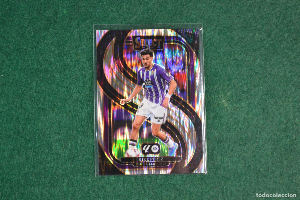 Figurine di Calcio: PANINI SELECT LA LIGA 2024-25 - 176 KIKE PEREZ (VALLADOLID) PARALELA FLASH