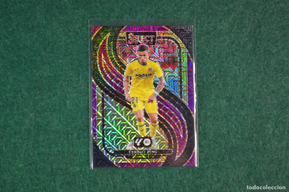 Fu&szlig;ball-Sticker: PANINI SELECT LA LIGA 2024-25 - 179 YEREMY PINO (VILLARREAL) PARALELA PURPLE MOJO