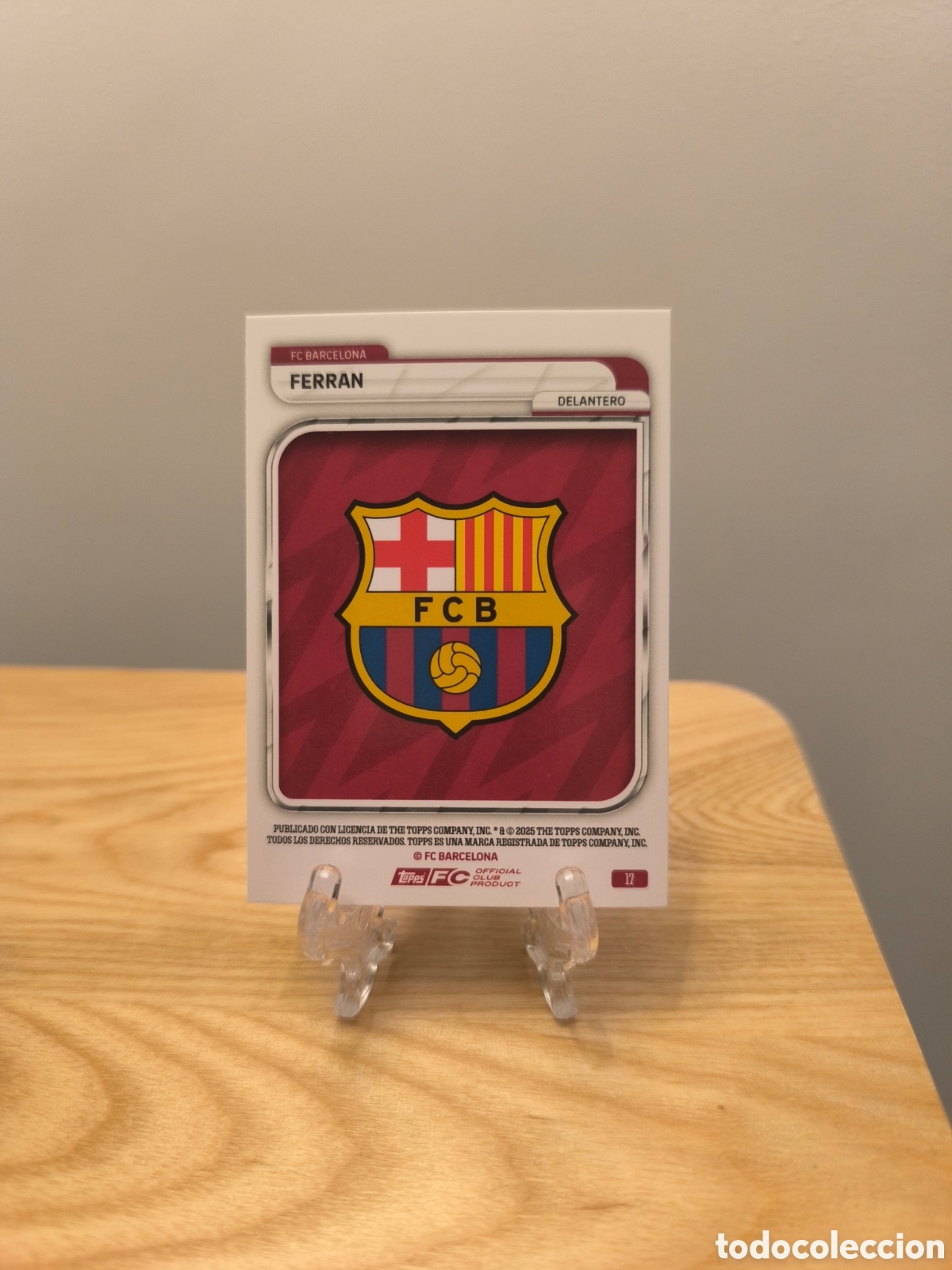 Cromos de f&uacute;tbol: Ferran Topps Barcelona - Foto 2