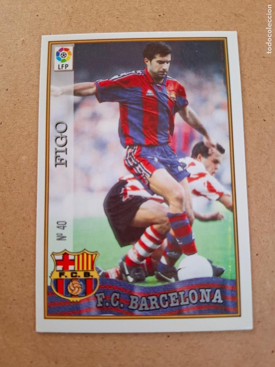 Fu&szlig;ball-Sticker: MUNDICROMO 97 98 1997 1998 - 40 FIGO - FC. BARCELONA