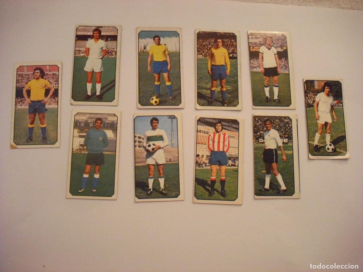 Football Stickers: LIGA 77 / 78 .LOTE DE 10 CROMOS DE DIFERENTES EQUIPOS , NO PEGADOS. VER DESCRIPCION