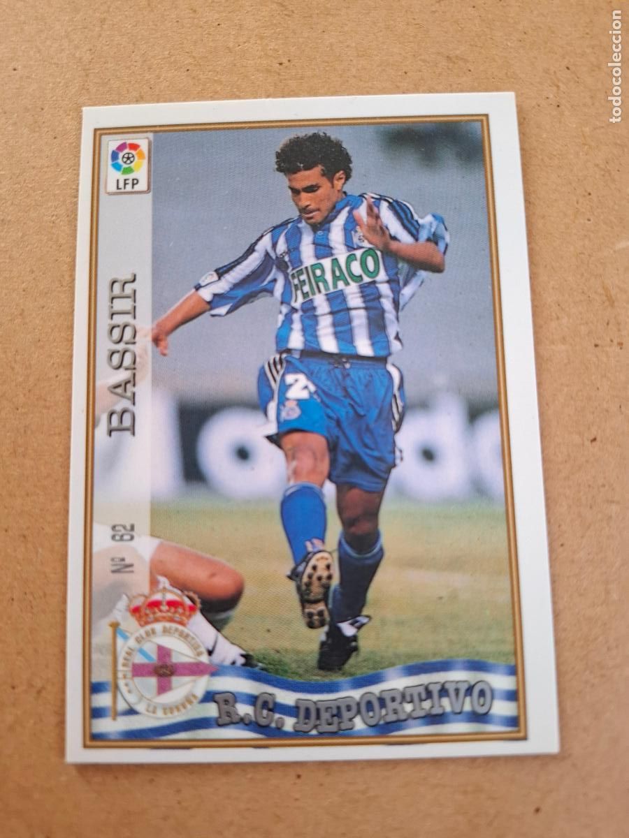 Fu&szlig;ball-Sticker: MUNDICROMO 97 98 1997 1998 - 62 BASSIR - R.C. DEPORTIVO