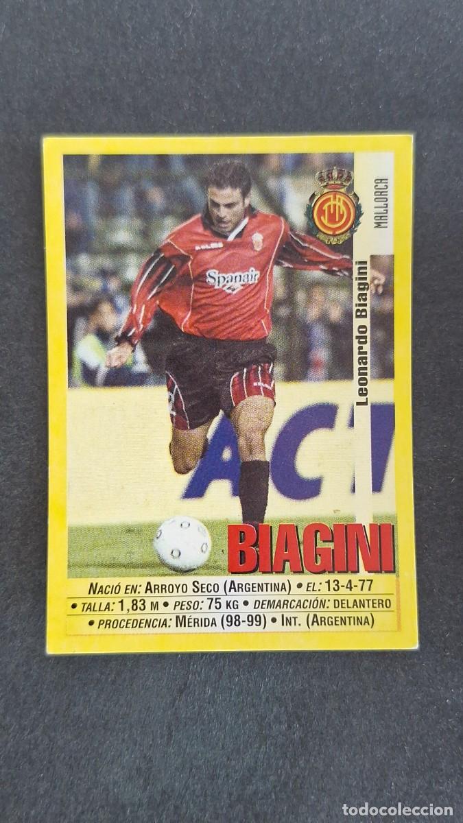 Fu&szlig;ball-Sticker: L2 BIAGINI R. C. D. MALLORCA 52 PANINI LIGA 1999/2000 99 00 NUNCA PEGADO SIN PEGAR