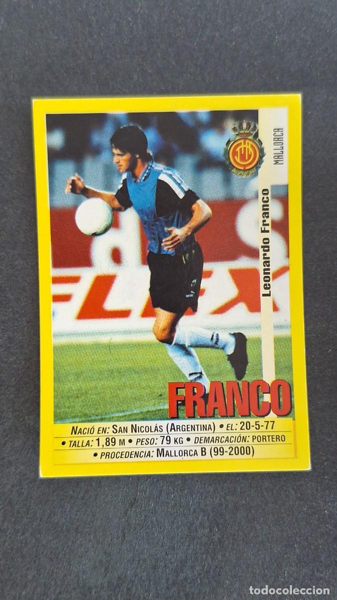 Cromos de F&uacute;tbol: L2 FRANCO R. C. D. MALLORCA 57 PANINI LIGA 1999/2000 99 00 NUNCA PEGADO SIN PEGAR