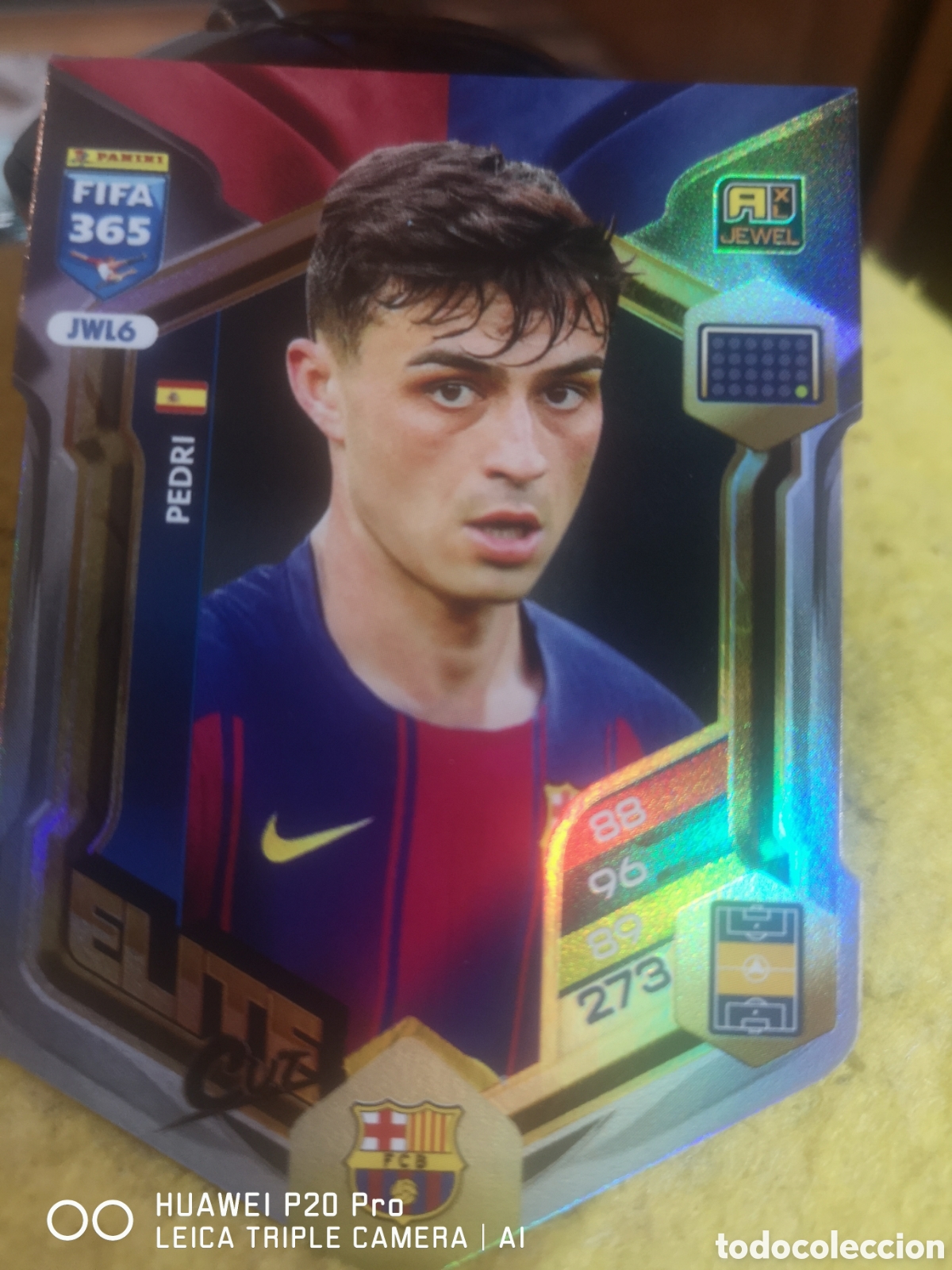 Cromos de F&uacute;tbol: FIFA 365 - ADRENALYN 2026 / ELITE CUT - PEDRI - BARCELONA / JWL6