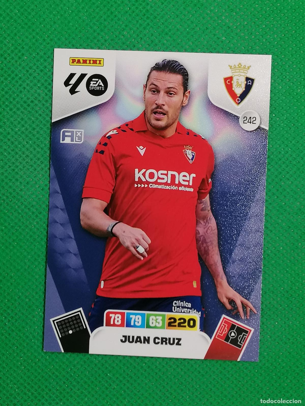 Cromos de F&uacute;tbol: 242 JUAN CRUZ OSASUNA ⚽ LIGA ADRENALYN XL 2025 2026 25 26 ⚽