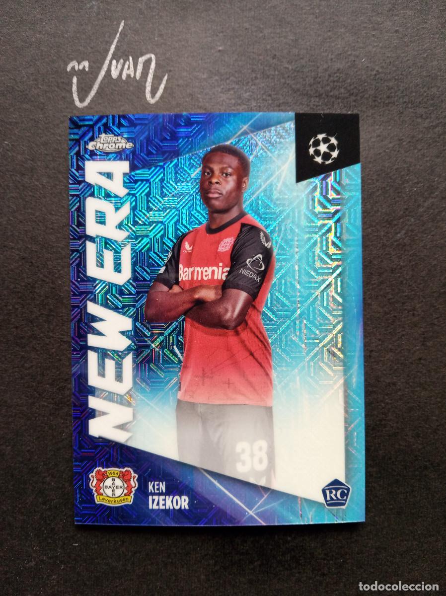Cromos de Futebol: 6 NEW ERA MOJO ROOKIE IZEKOR B LEVERKUSEN ⚽ TOPPS &reg; CHROME UEFA JAPAN EDITION 2024 2025 24 25 NUEVO