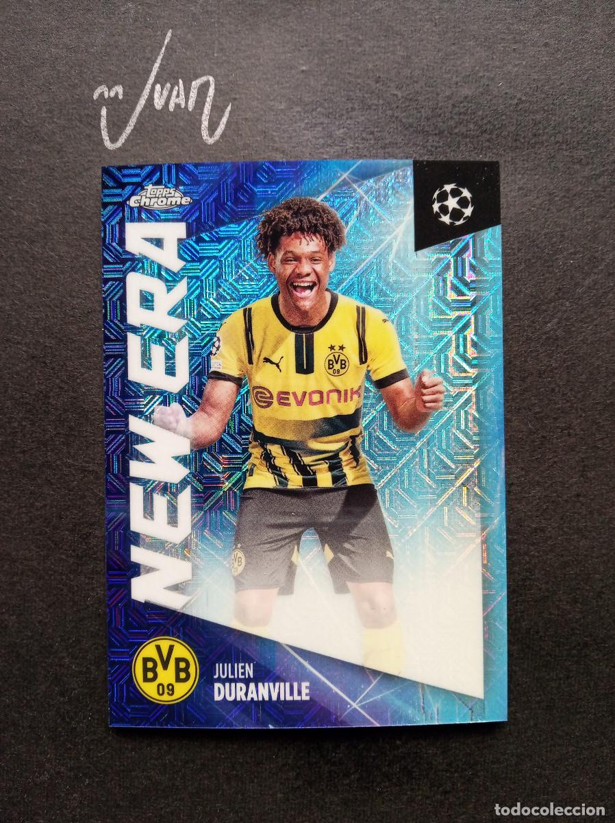 Fu&szlig;ball-Sticker: 7 NEW ERA MOJO DURANVILLE BORUSSIA DORTMUND ⚽ TOPPS&reg; CHROME UEFA JAPAN EDITION 2024 2025 24 25 NUEVO