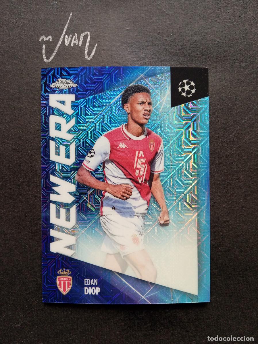 Cromos de Futebol: NE 4 NEW ERA MOJO EDAN DIOP AS MONACO FC ⚽ TOPPS &reg; CHROME UEFA JAPAN EDITION 2024 2025 24 25 NUEVO