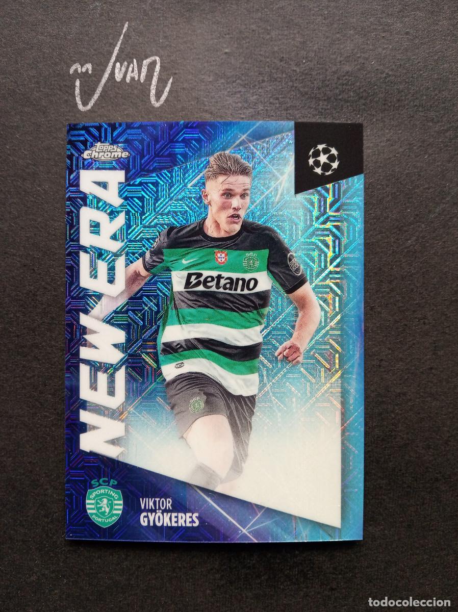 Football Stickers: NE 9 NEW ERA MOJO GYOKERES SPORTING CP ⚽ TOPPS &reg; CHROME UEFA JAPAN EDITION 2024 2025 24 25 NUEVO