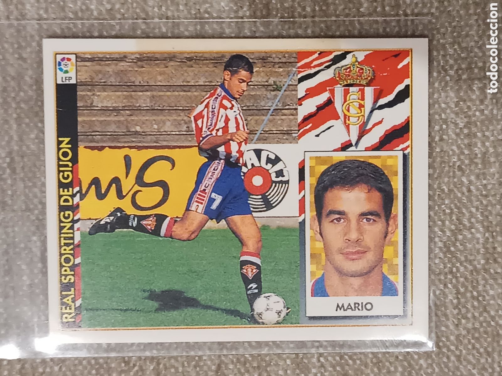 Cromos de F&uacute;tbol: Mario. Sporting de Gij&oacute;n.97 98.