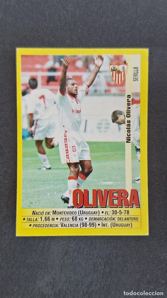 Fu&szlig;ball-Sticker: L2 OLIVERA SEVILLA F. C. 376 PANINI LIGA 1999/2000 99 00 NUNCA PEGADO SIN PEGAR