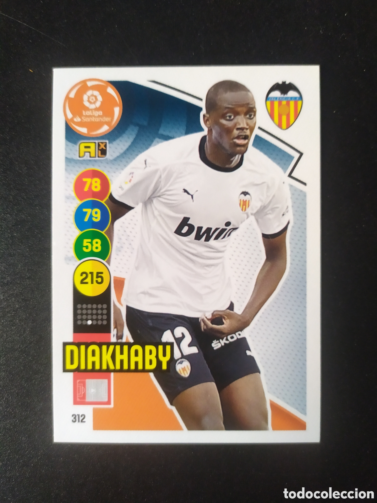 Cromos de f&uacute;tbol: Adrenalyn 2020 2021 20 21 panini Diakhaby n&deg; 312 Valencia