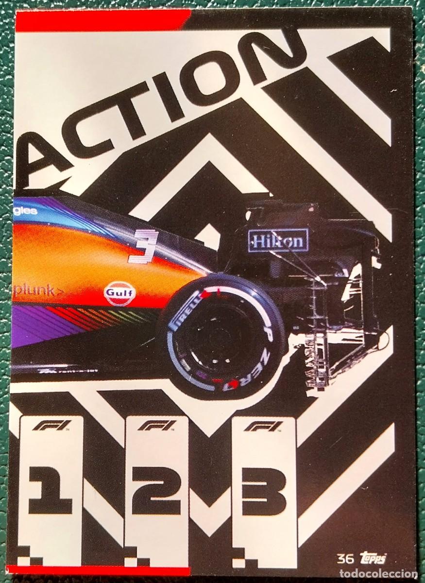 Cromos de F&uacute;tbol: 36 McLAREN F1 TEAM ALBUM FORMULA 1 TURBO ATTAX TRADING CARD GAME TOPPS 2021