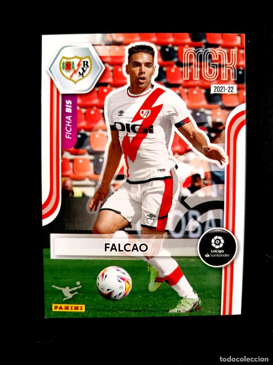 Fu&szlig;ball-Sticker: 288 BIS FALCAO - RAYO VALLECANO - MEGACRACKS 2021 2022