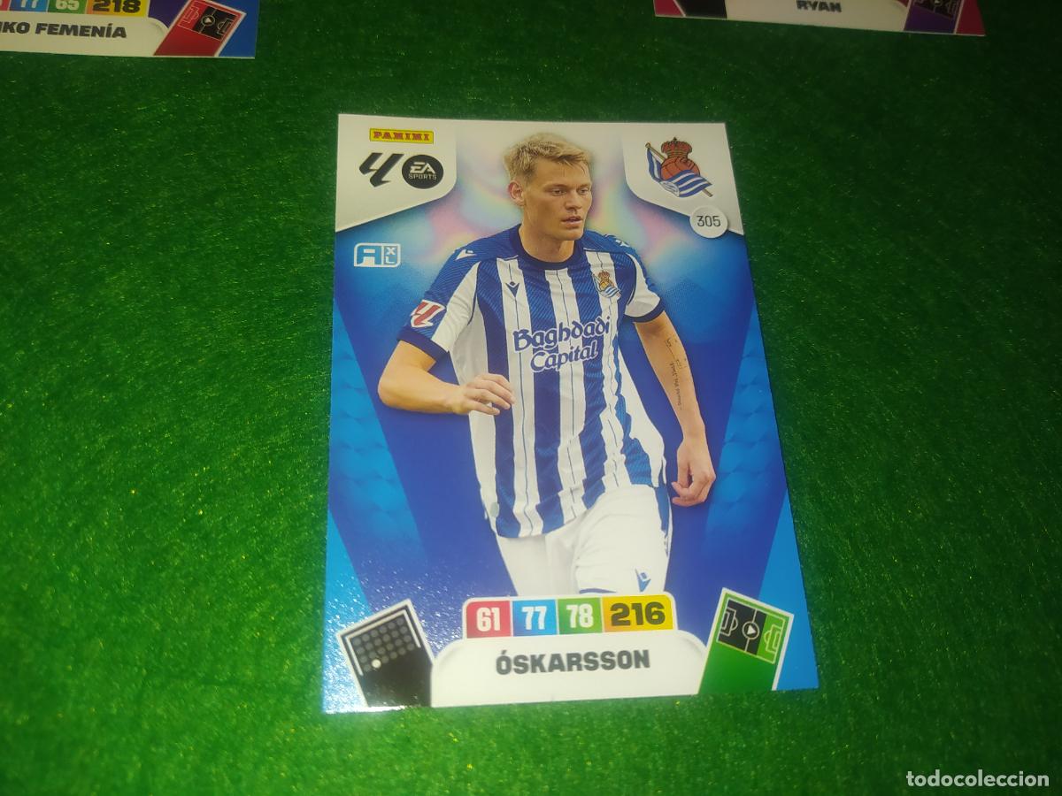 Figurine di Calcio: adrenalyn xl 2025 2026 codigo sin activar real sociedad n&ordm; 305 oskarsson