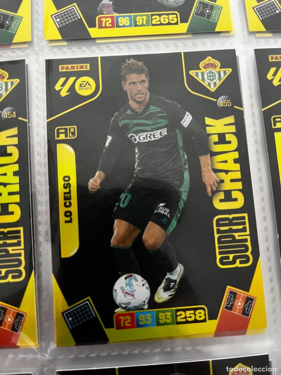 Cromos de F&uacute;tbol: ADRENALYN XL 2025 2026 25 26 PANINI N&ordm; 455 LO CELSO BETIS SUPER CRACK