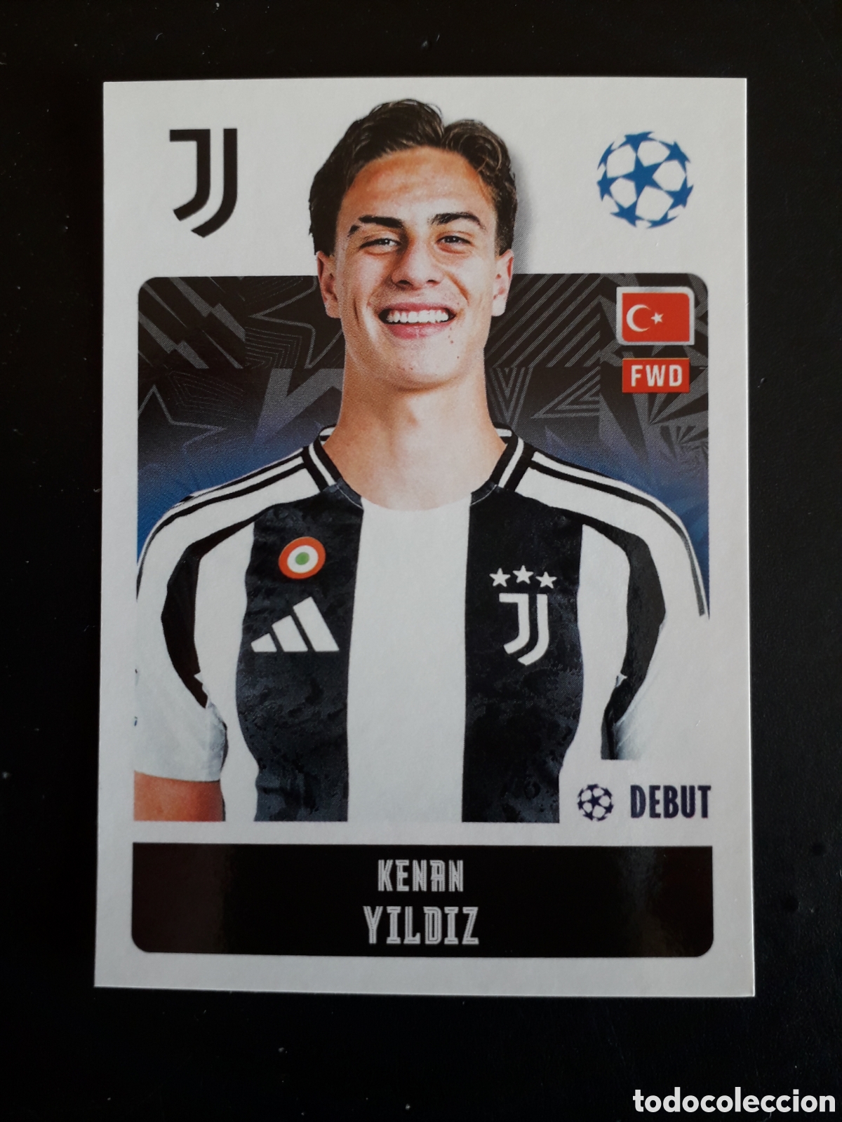 Cromos de F&uacute;tbol: YILDIZ JUVENTUS N&deg; 258 UEFA CHAMPIONS LEAGUE SEASON TOPPS 24 25 2024 2025 PEDIDO M&Iacute;NIMO 3&euro;.