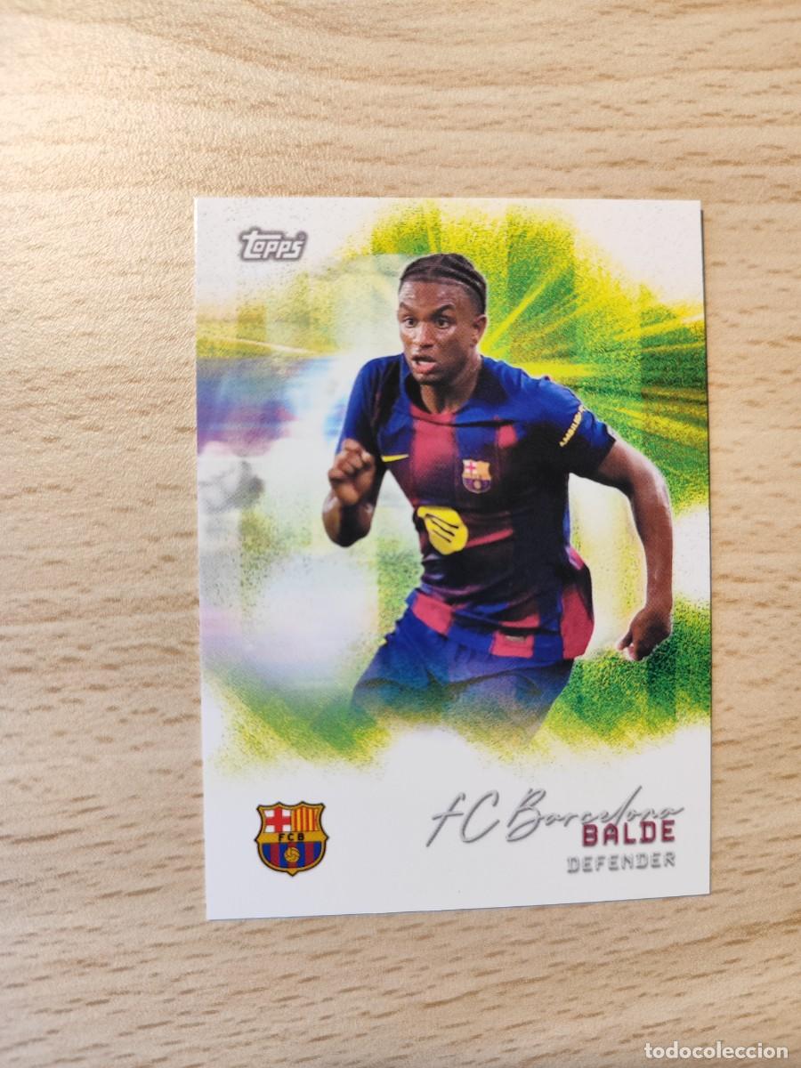 Figurine di Calcio: 29 TEAM SET BARCELONA 25 26 ALEJANDRO BALDE PITCH PURSUITS TOPPS 2025 2026
