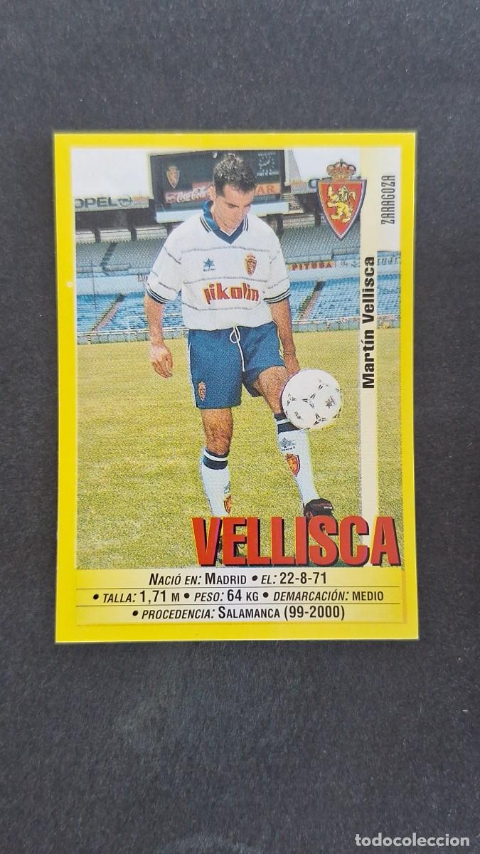 Cromos de F&uacute;tbol: L2 VELLISCA REAL ZARAGOZA 166 PANINI LIGA 1999/2000 99 00 NUNCA PEGADO SIN PEGAR
