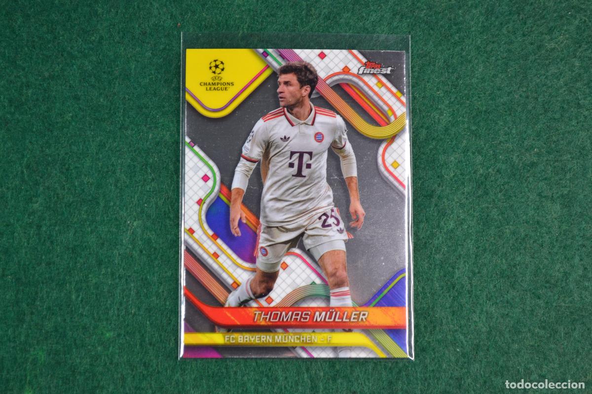 Figurine di Calcio: TOPPS FINEST UEFA CLUB COMPETITIONS 2024-25 - THOMAS MULLER (BAYERN MUNCHEN)