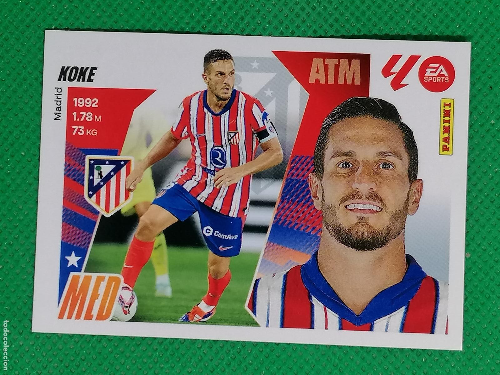Cromos de f&uacute;tbol: 14 KOKE ATLETICO DE MADRID ⚽ PANINI LIGA ESTE 25 26 2025 2026 ⚽