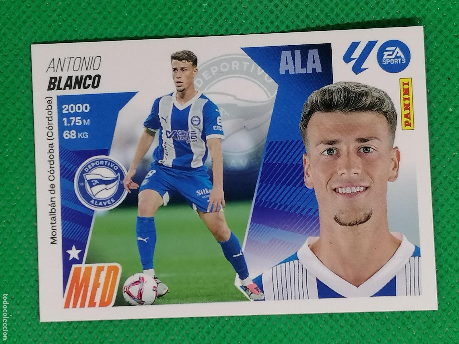 Football Stickers: 14 ANTONIO BLANCO ALAVES ⚽ PANINI LIGA ESTE 25 26 2025 2026 ⚽