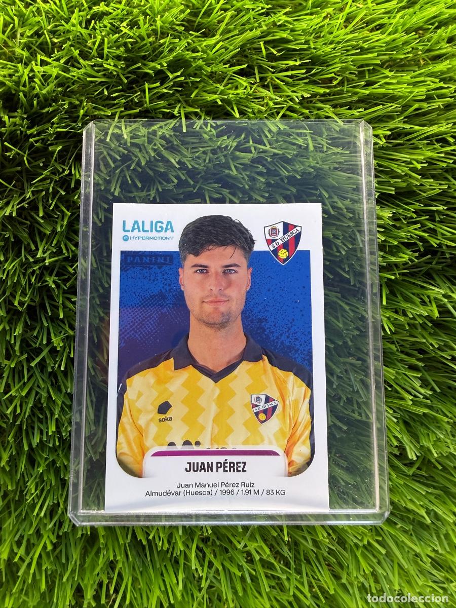 Football Stickers: N&ordm; 233 Juan P&eacute;rez SD Huesca Liga Hypermotion 25 26