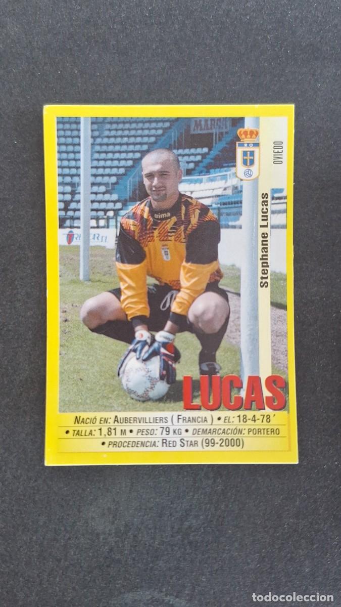 Cromos de f&uacute;tbol: L2 LUCAS REAL OVIEDO 266A COLOCA PANINI LIGA 1999/2000 99 00 NUNCA PEGADO SIN PEGAR
