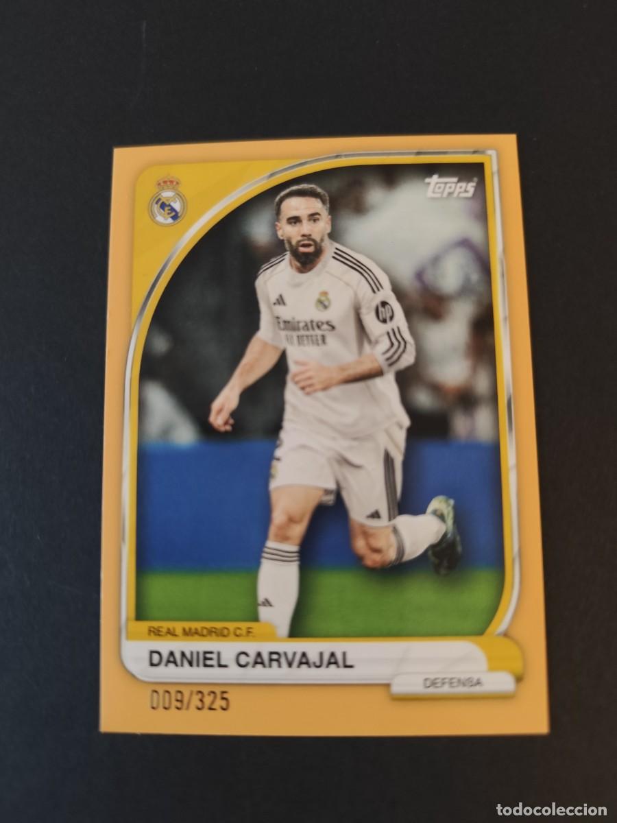 Cromos de F&uacute;tbol: 3 DANIEL CARVAJAL NUMERADA /325 REAL MADRID FIRST TEAM COLLECTORS TIN TOPPS 2025 2026 25 26