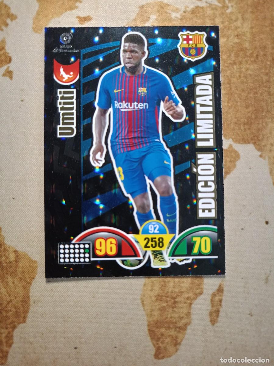 Cartes &agrave; collectionner de Football: Edici&oacute;n Limitada UMTITI Adrenalyn 2017-18