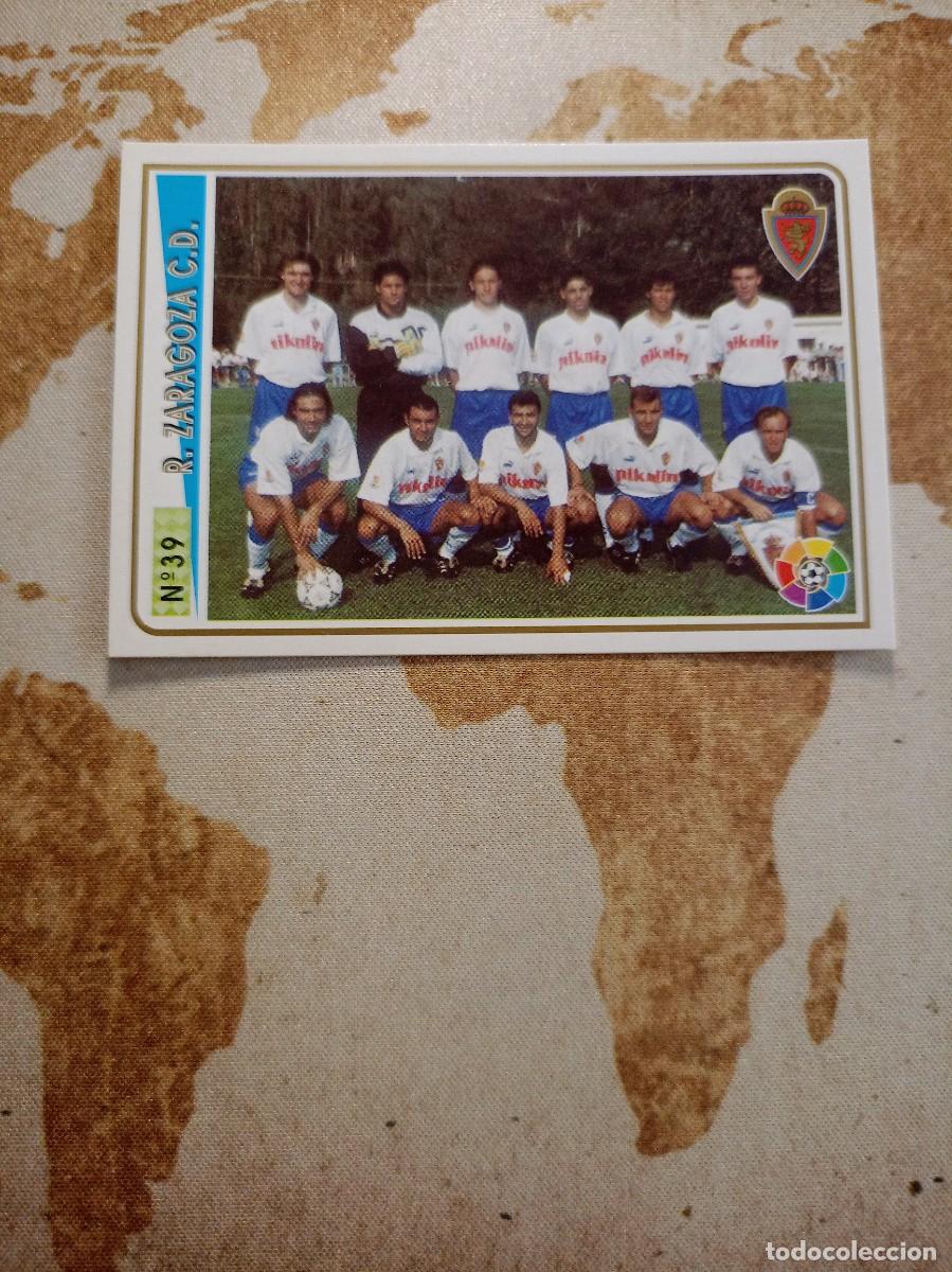 Fu&szlig;ball-Sticker: ZARAGOZA 39 PLANTILLA Mundicromo Las fichas de la liga 1994-95